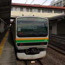 高崎駅でのJR高崎線