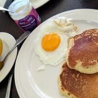 朝食は自炊で