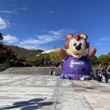 スタジアム到着