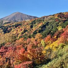 2023年10月再訪　天狗の庭付近の路肩から見た風景