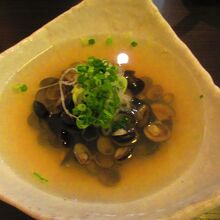 しじみ酒蒸し　￥638