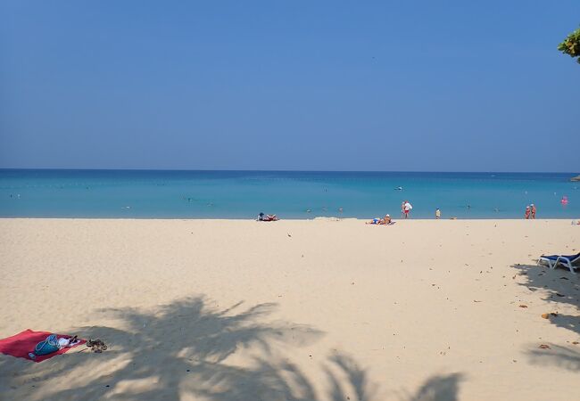 比較的キレイですが泳ぐには向かないかも