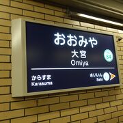 レトロ（？）な地下駅