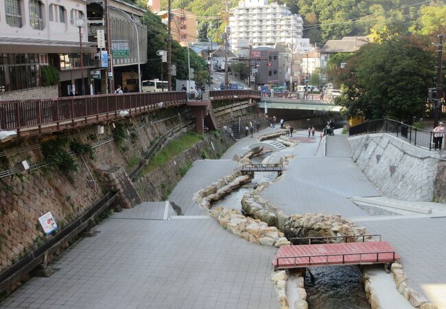 有馬川親水公園、散歩道