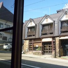 テーブル席からの眺め