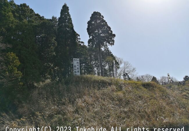 桃配山(徳川家康最初陣跡)