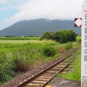 無人駅、でも混雑