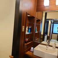 洗面スペースも広いです