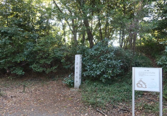 石垣とかはありません