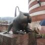 ハイデルベルクの猿の像