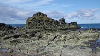 奇岩の数々（千畳敷海岸）