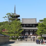 法隆寺は広い