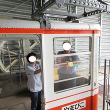 乗ったつもりのゴンドラ「やまびこ号」