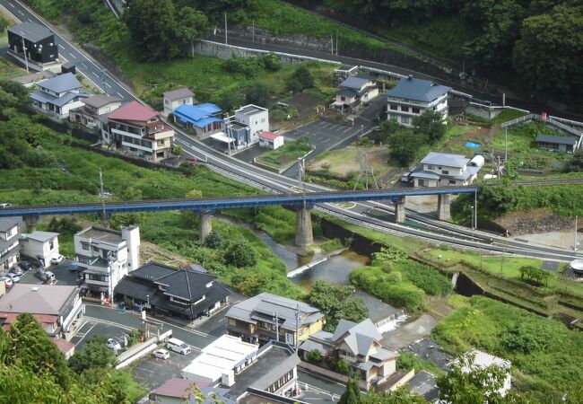 山寺近くを流れる川