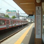 大月駅から富士急行大月線に乗車