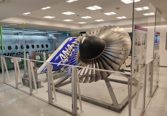 製作者の意気込みが伝わる超良質の航空機展示スペース