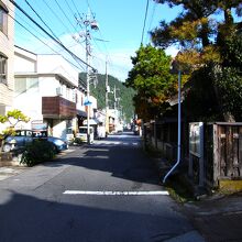 出雲街道根雨宿の街並み