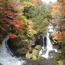 竜頭の茶屋観瀑台から見た竜頭の滝