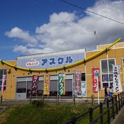 津軽線ホームに隣接した道の駅 （道の駅いまべつ）