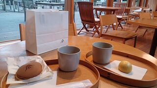 どら焼きと季節限定菓子のかほちゃ饅頭