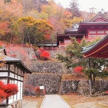 高台にあるのが五大堂