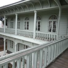 バルコニーからの眺めも