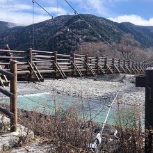 「明神橋」からの眺望