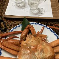 カニをつけた！美味しかった！