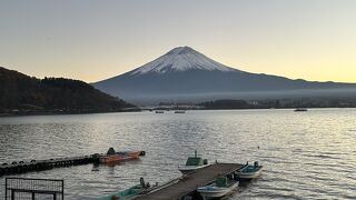夕焼けの富士山は奇麗でした