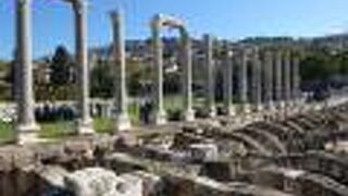 イズミルにあるローマ時代の市場跡