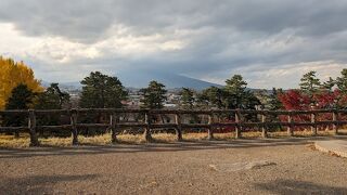 津軽富士、雲に隠れていました。。。