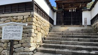 厳島神社の神職のお屋敷
