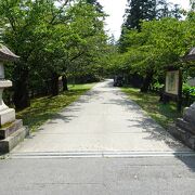 上杉神社がありますよ！