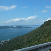 瀬戸内海国立公園有数の絶景が見られます