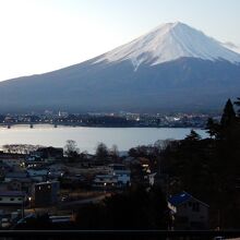 ベランダからの富士山は正にラビスタ