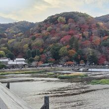 渡月橋からの眺め