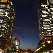 晩秋の夕暮れの夜景がとても綺麗でした