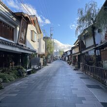 北国街道筋の柳町