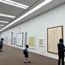 大人の書のコーナー