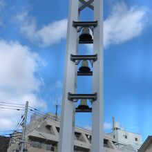 フランスから贈られた旧中山手教会の3つの鐘