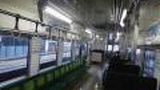 駅名とキャラがついてた電車に乗った