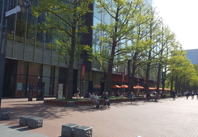 レンガの色がきれい