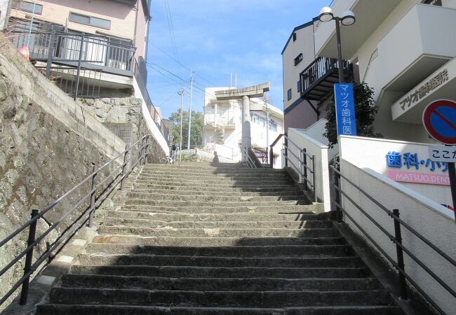 山王神社二の鳥居(一本柱鳥居)