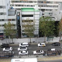 １０Ｆの客室からの眺め。港は見えませんでした。