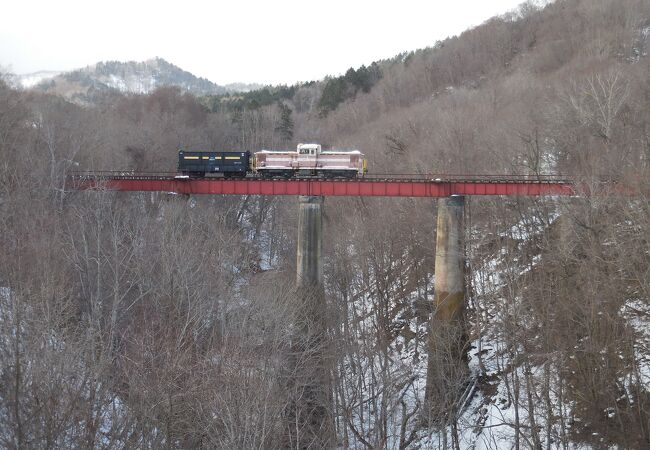 旧三井芦別鉄道炭山川橋梁