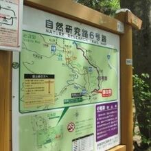 高尾山自然研究路マップ