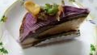 紫いものタルト