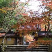 湖東三山と並ぶ紅葉の名所