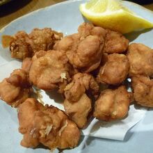 若鶏の軟骨揚げ　コリコリの食感