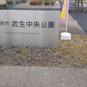 　JR武生駅から徒歩20～25分程度のところに位置するたけふ菊人形の会場となる公園